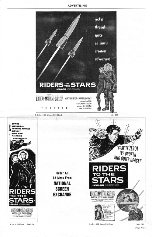 Riders to the Stars Pressbook 01