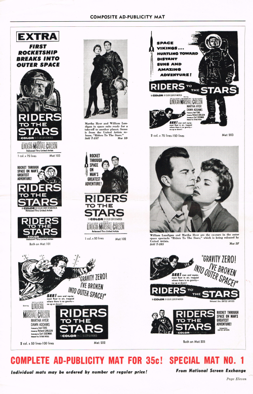 Riders to the Stars Pressbook 01