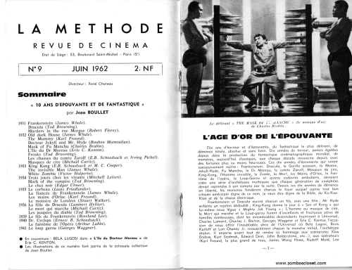 La Methode Revue de Cinema No. 9