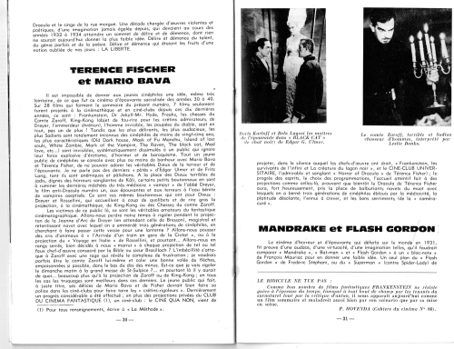 La Methode Revue de Cinema No. 9