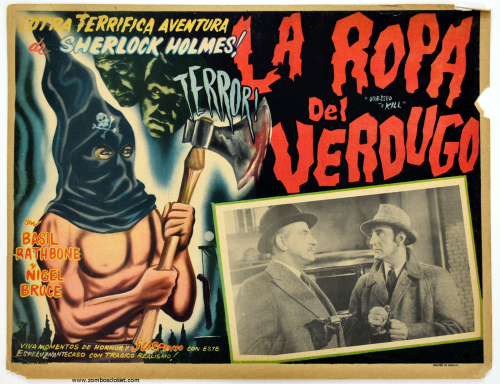 sherlock holmes mexican lobby card