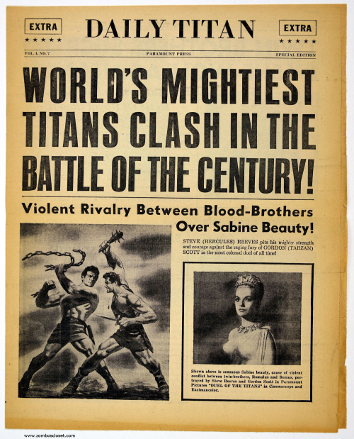 Dual of the Titans movie herald
