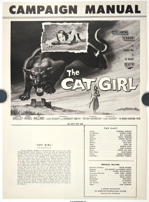 Amazing Colossal Man and Cat Girl Pressbook 000