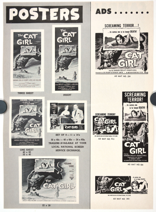 Amazing Colossal Man and Cat Girl Pressbook 000