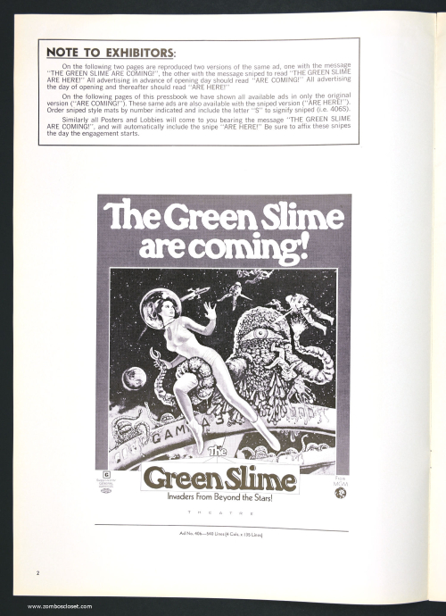 Green Slime Pressbook 001