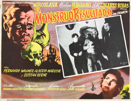 El monstruo resucitado lobby card