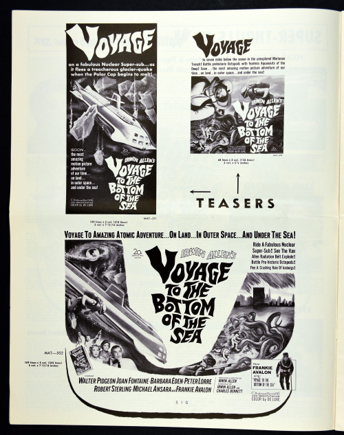 Voyage to the Bottom of the Sea Pressbook 0001