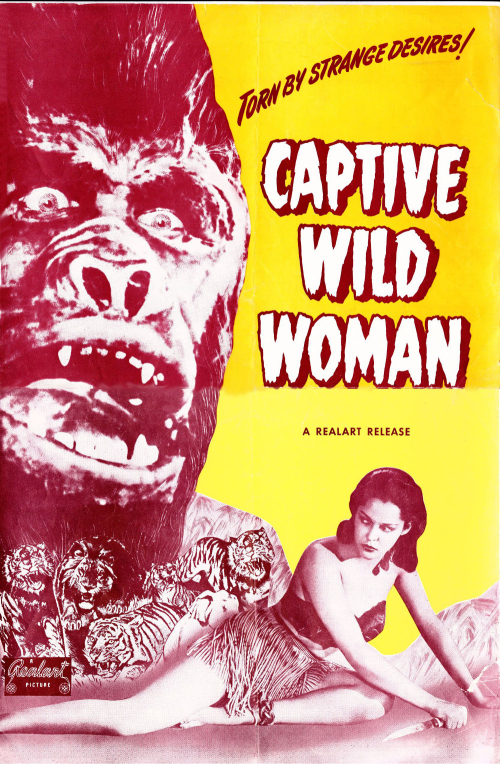 Captive wild woman pressbook 01
