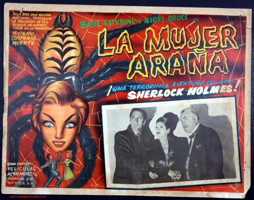 Sherlock holmes mexican lobby card