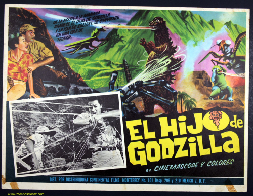 El Hijo Godzilla Mexican lobby card