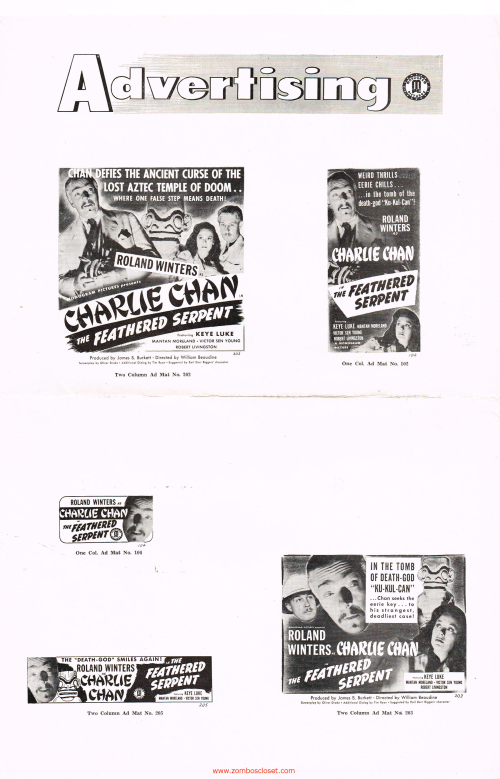 Charlie Chan Serpent pressbook 01