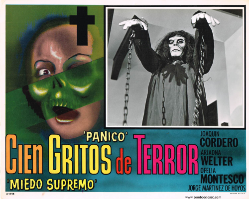 Cien gritos de terror lobby card