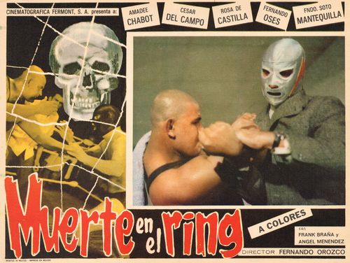 muerte en el ring mexican lobby card