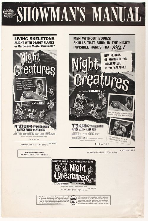Night creatures pressbook 1