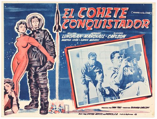 Riders to stars mexican lobby card