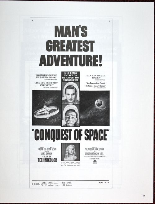 Conquest of space pressbook 7