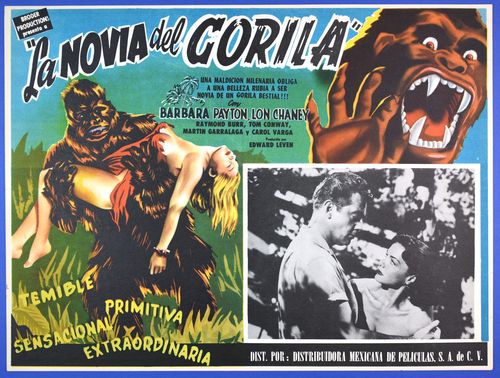 bride of the gorila lobby card