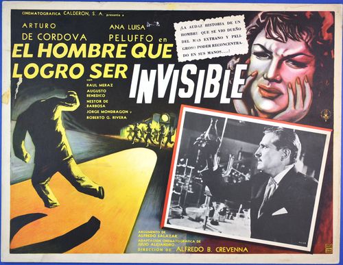 invisible man mexican lobby card