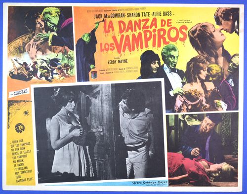 mexican lobby card fearless vampire killers