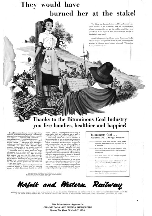Coal advertisement Coal advertisement