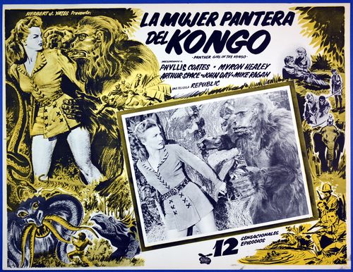 La mujer pantera kongo mexican lobby card