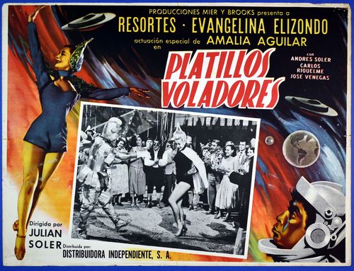 Platillos voladores mexican lobby card