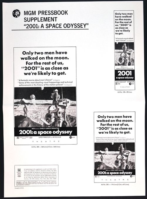 2001 space odyssey pressbook supplement 2