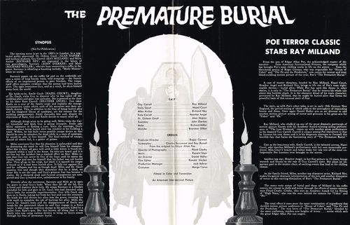 Premature Burial Pressbook 01