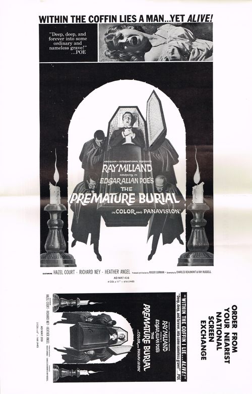 Premature Burial Pressbook 01