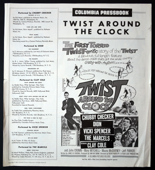 Twist Around the Clock Pressbook 01