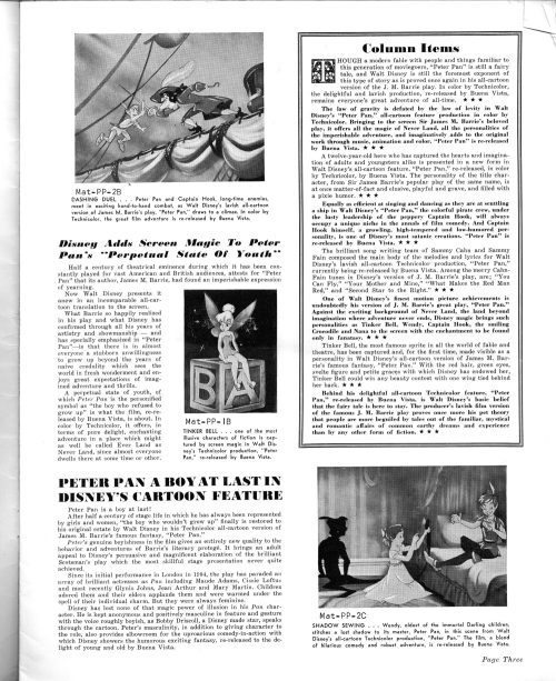 Peter pan pressbook