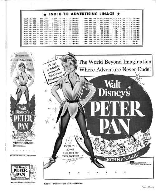 Peter pan pressbook