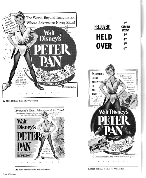 Peter pan pressbook