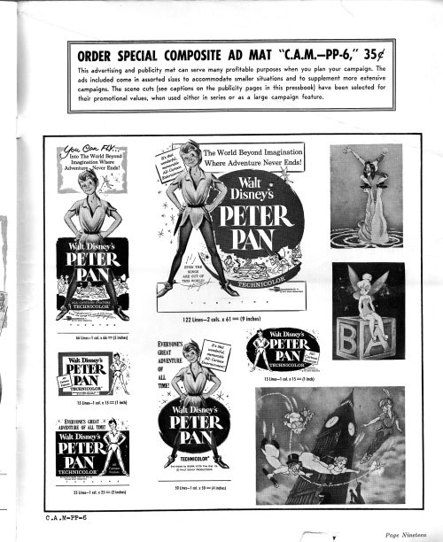 Peter pan pressbook