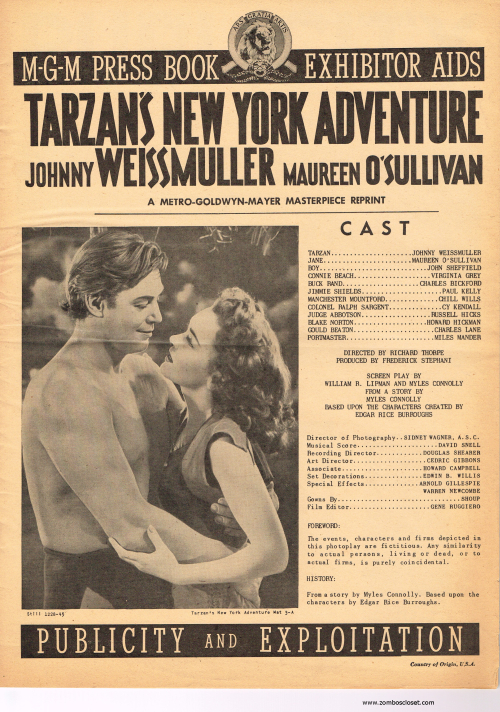 Tarzan pressbook