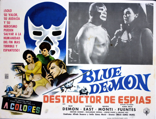 Blue demon lobby card