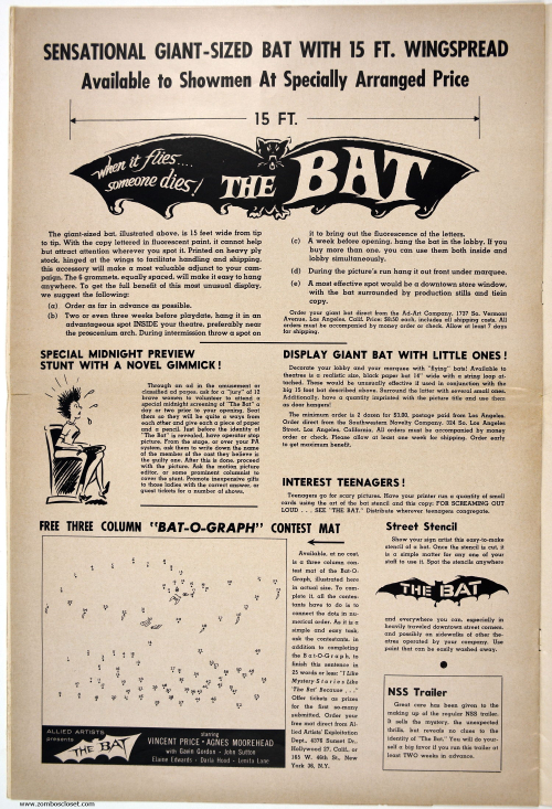 The bat pressbook 001