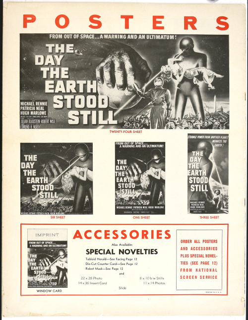 Day the Earth Stood Still Pressbook 001