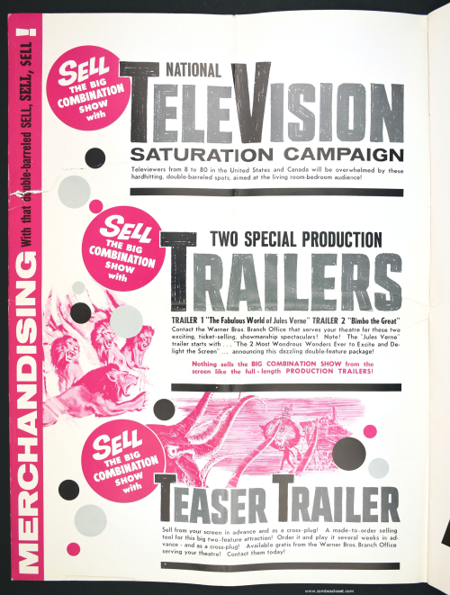 Fabulous World of Jules Verne Double Bill Pressbook 001