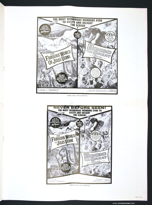 Fabulous World of Jules Verne Double Bill Pressbook 001