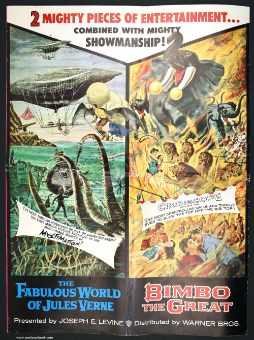 Fabulous World of Jules Verne Double Bill Pressbook 001