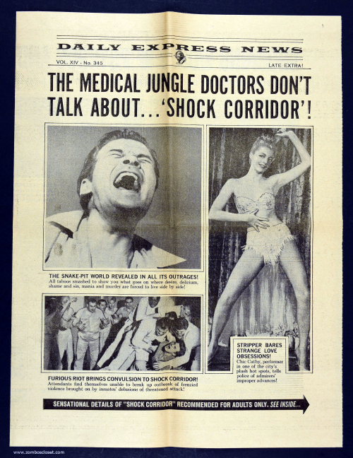 Shock corridor movie herald 01 Shock corridor movie herald 01