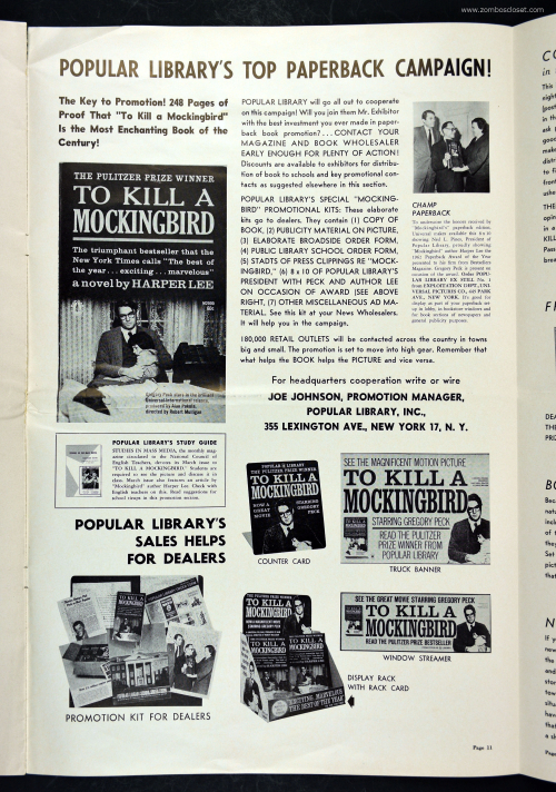 To Kill a Mockingbird Pressbook  001