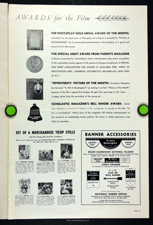 To Kill a Mockingbird Pressbook  001