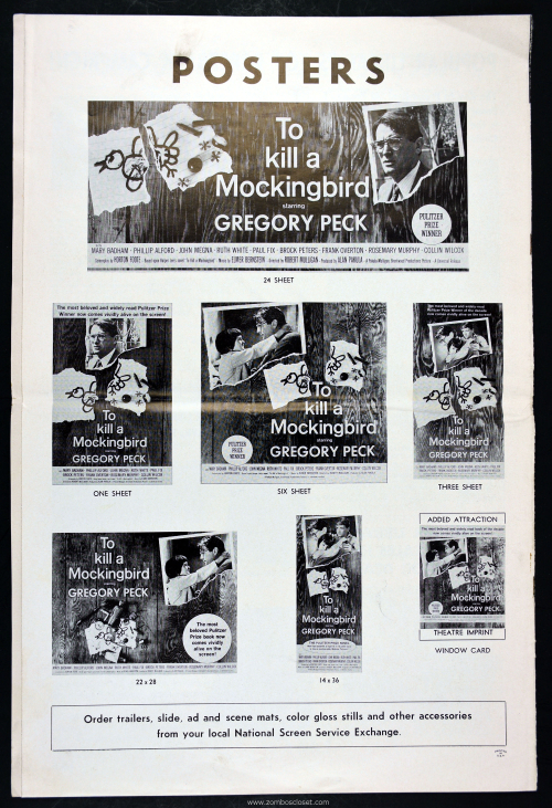 To Kill a Mockingbird Pressbook  001