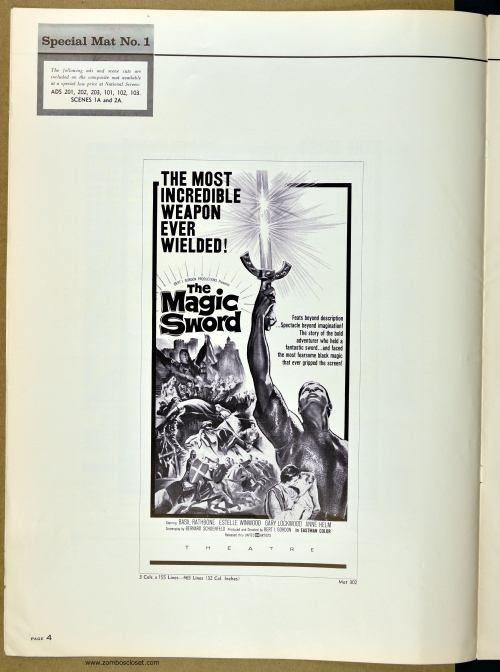 The Magic Sword Pressbook 001