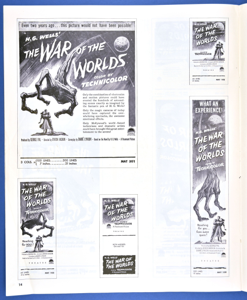 War of the Worlds Pressbook14