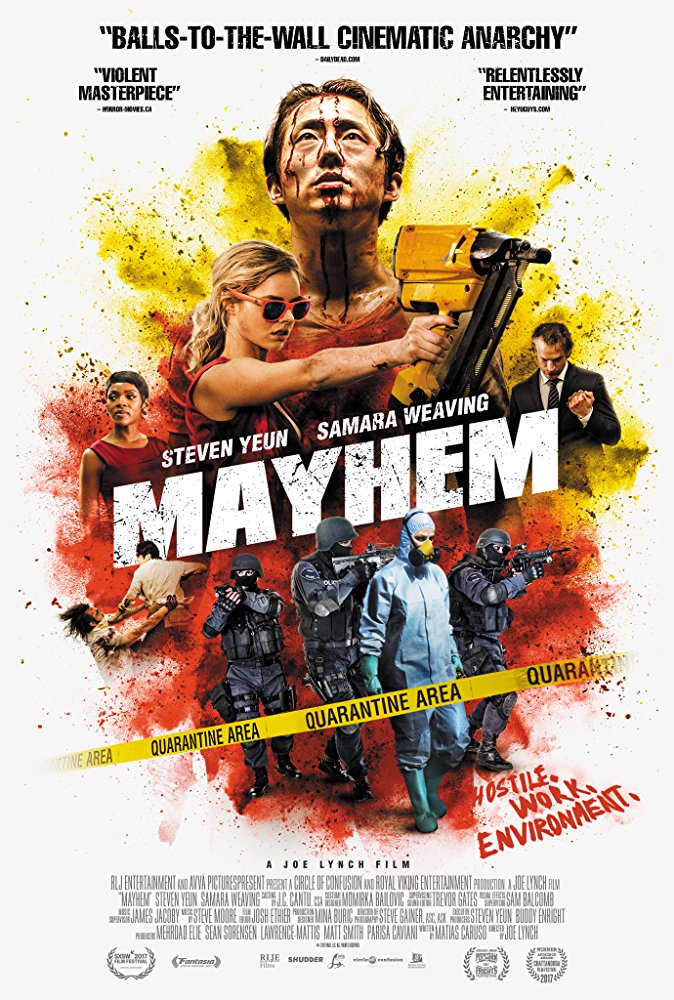 Mayhem movie poster