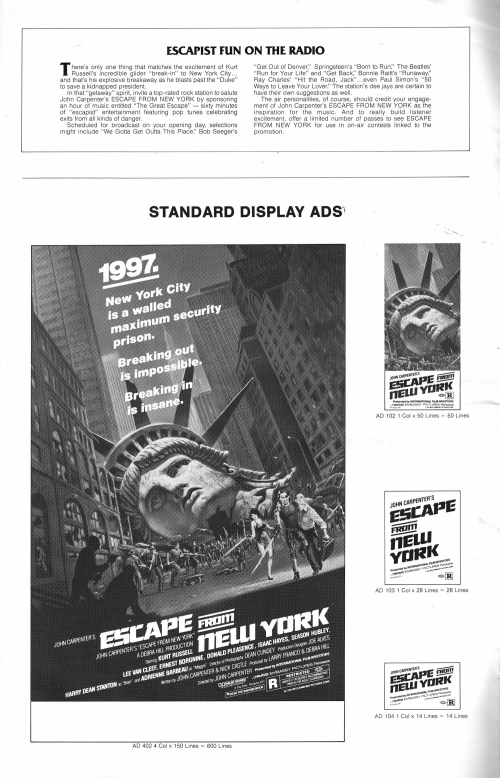 Escape from New York Pressbook_000001