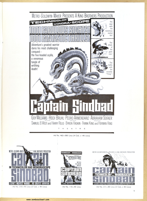 Captain Sinbad Pressbook 01